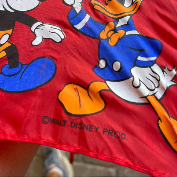 Vintage Disney Mickey and Donald Duck Umbrella - Picture 3 of 8